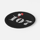 107th誕生日パーティー風船 ペーパープレート (アングル)