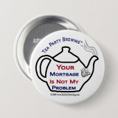 108お茶会あなたの抵当ない私の問題ボタン 缶バッジ (正面&裏面)