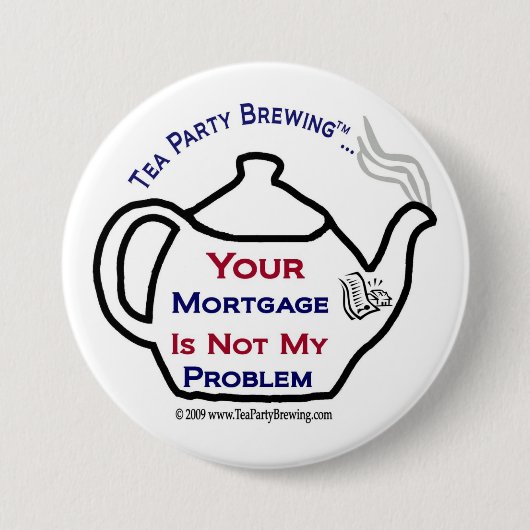 108お茶会あなたの抵当ない私の問題ボタン 缶バッジ (正面)