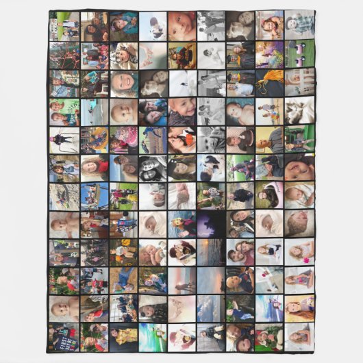 108枚の写真または画像または引用文 フリースブランケット (正面)