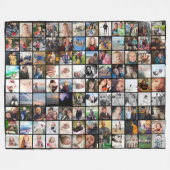 108枚の写真または画像または引用文 フリースブランケット (正面(横))