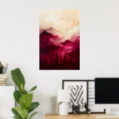 1083ドリーミーセレニティ ポスター (ホームオフィス)