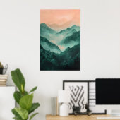 1084ドリーミーセレニティ ポスター (ホームオフィス)