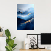 1087ドリーミーセレニティ ポスター (ホームオフィス)