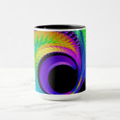 108-39金属虹の三日月の月 マグカップ (中央)