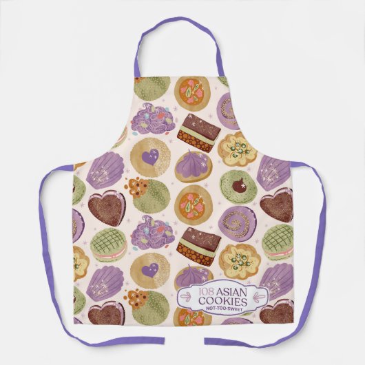 108 Asian Cookies Apron  エプロン (正面)