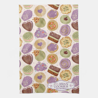 108 Asian Cookies Tea Towel キッチンタオル
