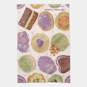 108 Asian Cookies Tea Towel  キッチンタオル (縦)