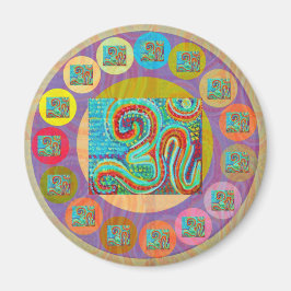 108 OM MANTRA for all マグネット