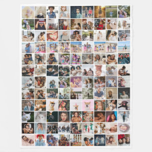 108 Photo Collage ユニーク DIYパーソナライズされたカスタム フリースブランケット