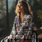 108 Photo Collage ユニーク DIYパーソナライズされたカスタム フリースブランケット