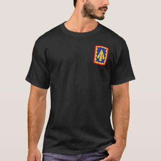 108th防空のミサイル発射機の組パッチ tシャツ