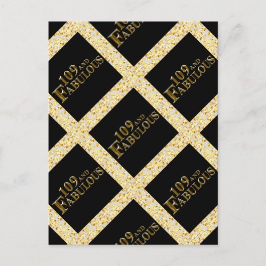 109歳の誕生日 ポストカード (正面)