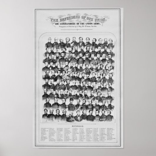 109連合軍司令官 – 内戦 ポスター (正面)