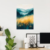 1091ドリーミーセレニティ ポスター (ホームオフィス)