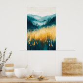 1091ドリーミーセレニティ ポスター (キッチン)