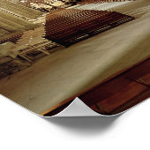 1093-1289年に建てられた堤防の景色 ポスター (角)