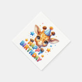 #10 お誕生日おめでとう スタンダードカクテルナプキン (角)