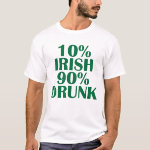 10%のアイルランド語 Tシャツ
