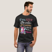 10%の世界が離れ渡されているから基本的に私はAだ Tシャツ (正面フル)