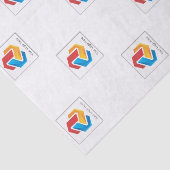 10"はx 15"ロゴ-垂直--を分散させました 薄葉紙 (詳細)