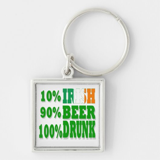 10%アイルランド語 キーホルダー (正面)