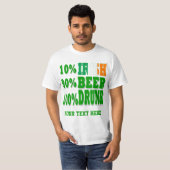 10%アイルランド語 Tシャツ (正面フル)