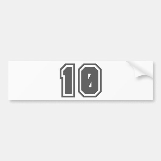 10 バンパーステッカー (正面)