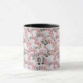 10,ポーカーカード,ブラックコンボコーヒーマグ マグカップ (中央)