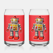 10 ロボット 赤 ガラス缶 デ (裏面)
