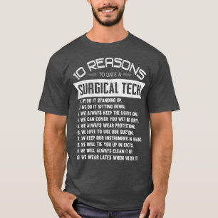 10.外科技術技術者が今日までに訪れる理由 Tシャツ