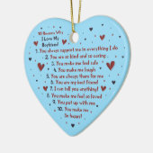 10.好きな理由ギフトハートシール セラミックオーナメント (左)