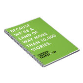 10,000の物語のノートので ノートブック (右側)