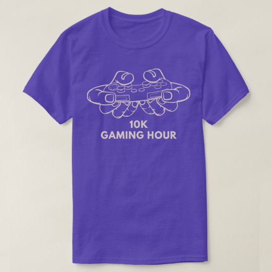 10,000ゲーム時間 Tシャツ (デザイン正面)
