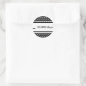10,000ステッププランナーステッカー ラウンドシール (バッグ)