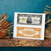 $10,000金ゴールド証明書銀行券1934 フォトプラーク (側面)