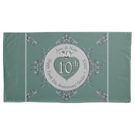 10,11,20,25周年結婚記念 枕カバー