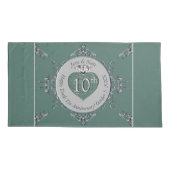 10,11,20,25周年結婚記念 枕カバー (裏面-左)