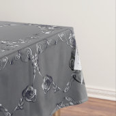 10、11、20、25、70ハートバラ結婚の記念日    テーブルクロス (インサイチュ)