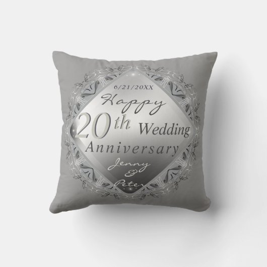 10・11・20・25・70周年結婚記念枕 クッション (裏面)