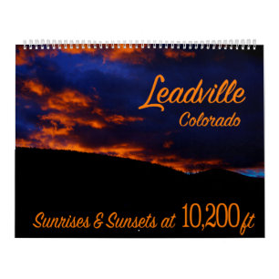 10,200ftのLeadvilleコロラド州の日の出及び日没 カレンダー