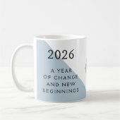 10. 2026年変革の年に向けての新年の決意 コーヒーマグカップ (左)