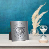 10,20,25,70周年記念ハート結婚Embl フォトプラーク (インサイチュ)