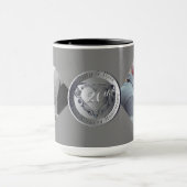 10、20、25、70周年記念写結婚真2枚 マグカップ (中央)