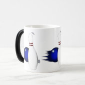 10～5ピンボーリングピン及びボールスポーツデザイン モーフィングマグカップ (正面左)