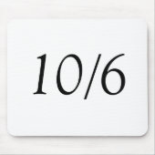 10/6年 マウスパッド (正面)