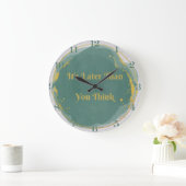 10.75インチよ考えり遅い ラージ壁時計 (ホーム)