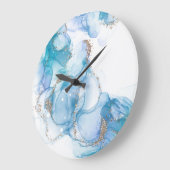 10.75インチ樹脂丸アクリル壁時計 ラージ壁時計 (傾斜)