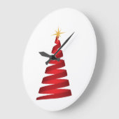 10.75" Round Acrylic Wall Clock ラージ壁時計 (傾斜)