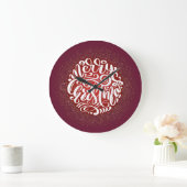 10.75" Round Acrylic Wall Clock ラージ壁時計 (ホーム)